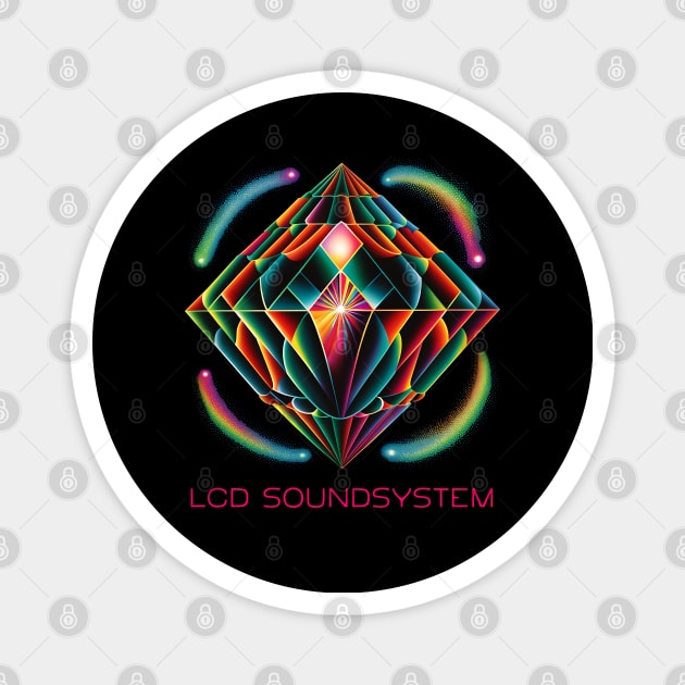 LCD Soundsystem :: Retro Style Fan Design  : Magnet by unknown_pleasures